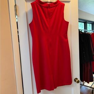 Talbots Vibrant Red Dress